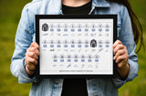 Brighton & Hove Albion FC Signed 2024-25 Team Poster Print Autographed By Full Squad, Brighton & Hove Albion Gifts
