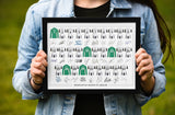 Newcastle United FC Signed 2024-25 Team Poster Print Autographed By Full Squad, Newcastle United Gifts