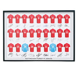 Nottingham Forest FC Signed 2024-25 Team Poster Print Autographed By Full Squad, Nottingham Forest Gifts