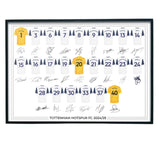 Tottenham Hotspur FC Signed 2024-25 Team Poster Print Autographed By Full Squad, Tottenham Hotspur Gifts