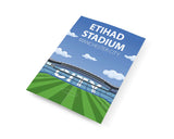 Etihad Stadium Poster, Manchester City FC Wall Art, Framed or Print Only