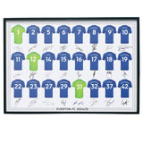 Everton FC Signed 2024-25 Team Poster Print Autographed By Full Squad, Everton Gifts