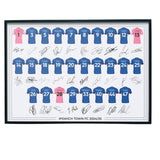 Ipswich Town FC Signed 2024-25 Team Poster Print Autographed By Full Squad, Ipswich Town Gifts
