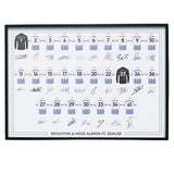Brighton & Hove Albion FC Signed 2024-25 Team Poster Print Autographed By Full Squad, Brighton & Hove Albion Gifts