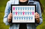 Manchester City FC Signed 2025-26 Signed Team Poster, Autographed By Full Squad, Choose Framed or Print Only