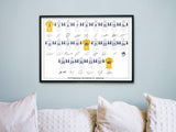 Tottenham Hotspur FC Signed 2024-25 Team Poster Print Autographed By Full Squad, Tottenham Hotspur Gifts