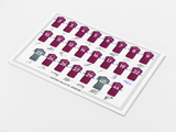 Aston Villa FC Signed 2025-26 Signed Team Poster, Autographed By Full Squad, Choose Framed or Print Only